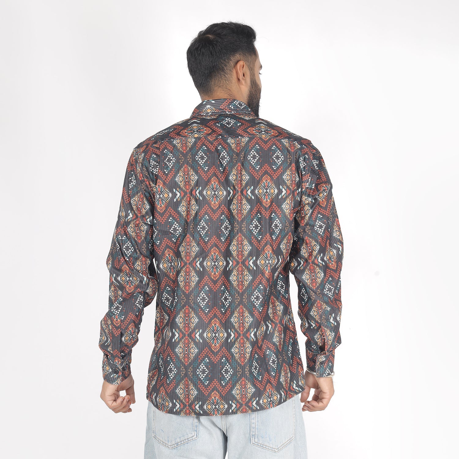 Men Rayan Multi Print Funky Shirt