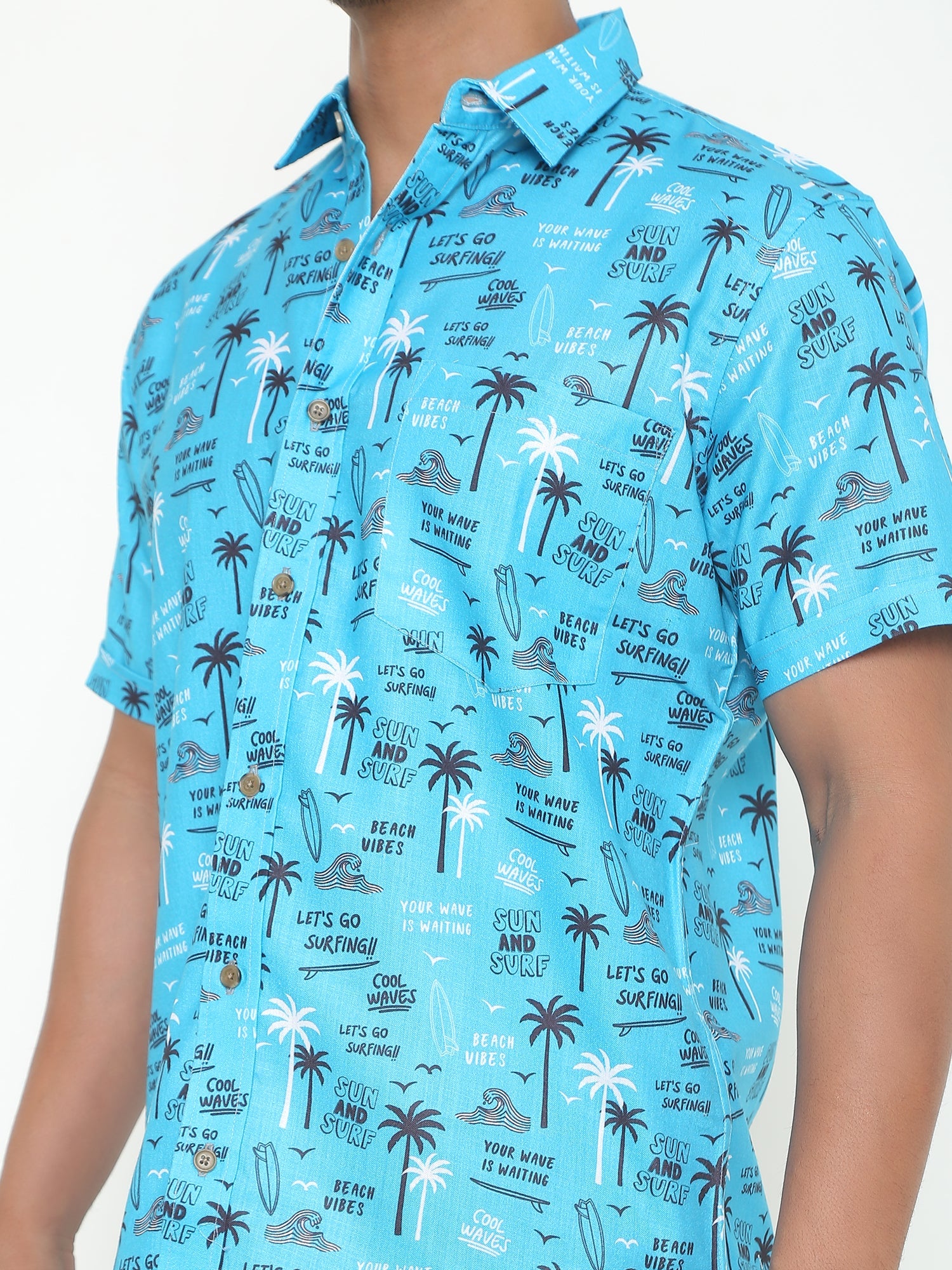 Modest Multi Floral Printed Casuals Shirt