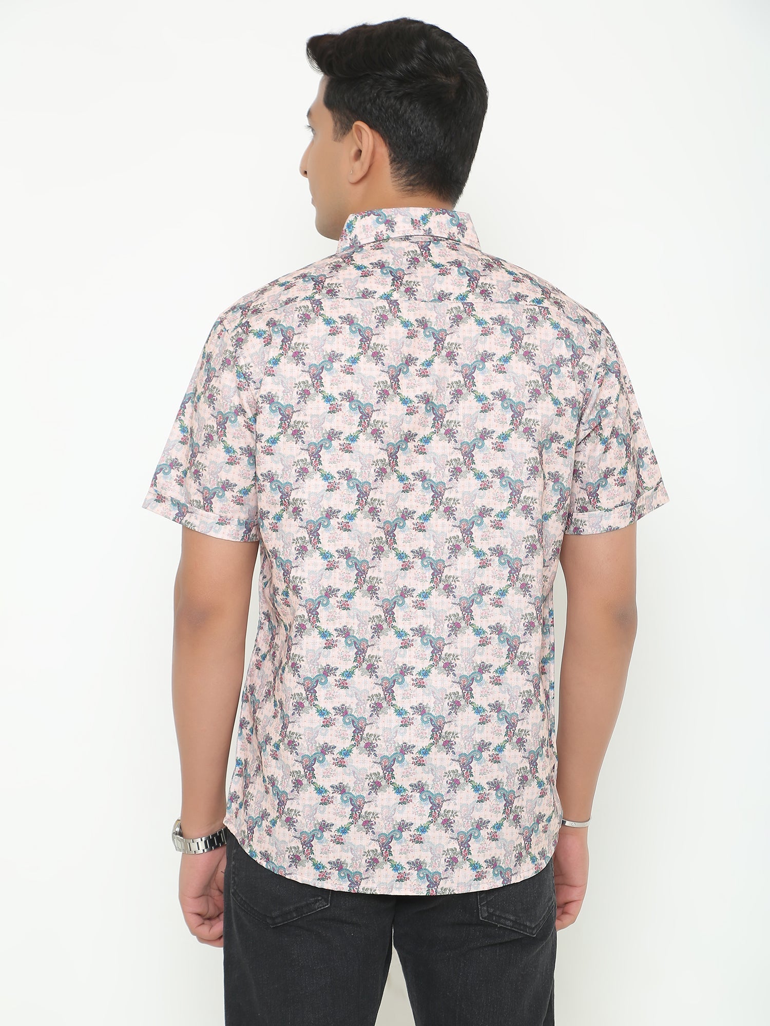 Milky Multi Giza Printed Casuals Shirt